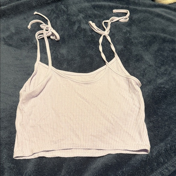 Light purple Pacsun women’s bow tanktop - Picture 3 of 4